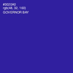 #3020A0 - Governor Bay Color Image