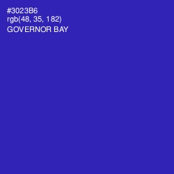 #3023B6 - Governor Bay Color Image