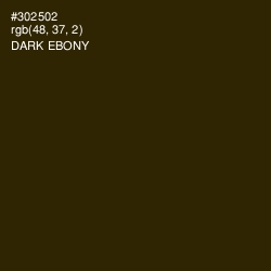 #302502 - Dark Ebony Color Image