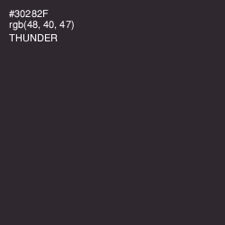 #30282F - Thunder Color Image