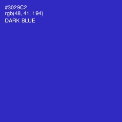 #3029C2 - Dark Blue Color Image