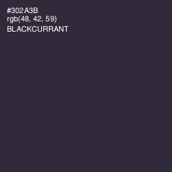 #302A3B - Blackcurrant Color Image