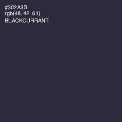 #302A3D - Blackcurrant Color Image