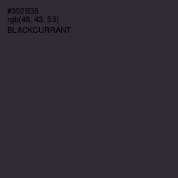 #302B35 - Blackcurrant Color Image