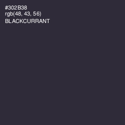 #302B38 - Blackcurrant Color Image