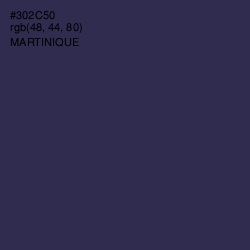 #302C50 - Martinique Color Image