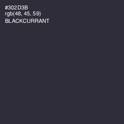 #302D3B - Blackcurrant Color Image