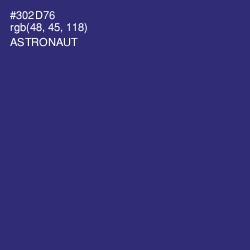 #302D76 - Astronaut Color Image