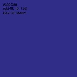 #302D88 - Bay of Many Color Image