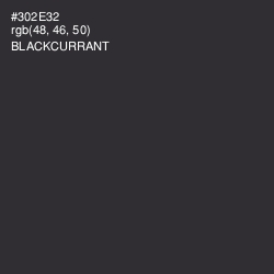 #302E32 - Blackcurrant Color Image