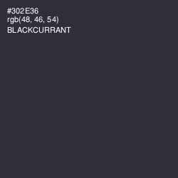 #302E36 - Blackcurrant Color Image