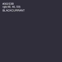 #302E3B - Blackcurrant Color Image