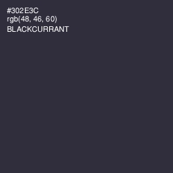 #302E3C - Blackcurrant Color Image