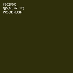 #302F0C - Woodrush Color Image