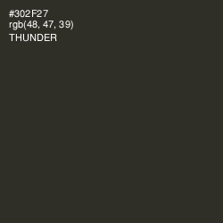 #302F27 - Thunder Color Image