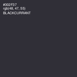 #302F37 - Blackcurrant Color Image