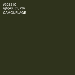 #30331C - Camouflage Color Image