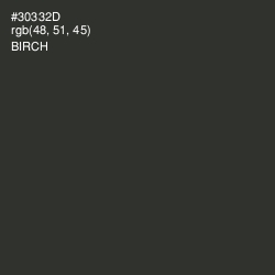#30332D - Birch Color Image