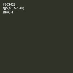 #303428 - Birch Color Image