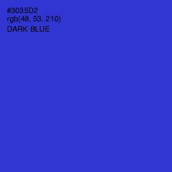 #3035D2 - Dark Blue Color Image