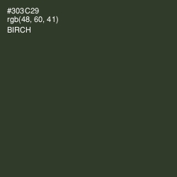 #303C29 - Birch Color Image