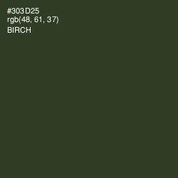 #303D25 - Birch Color Image