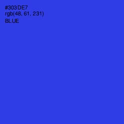 #303DE7 - Blue Color Image