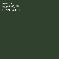 #30412D - Lunar Green Color Image