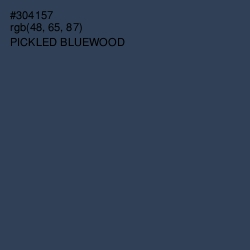 #304157 - Pickled Bluewood Color Image