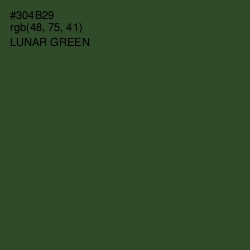 #304B29 - Lunar Green Color Image