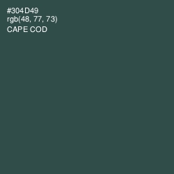 #304D49 - Cape Cod Color Image