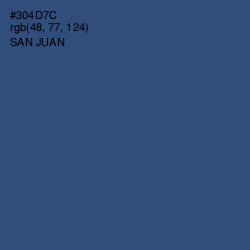 #304D7C - San Juan Color Image