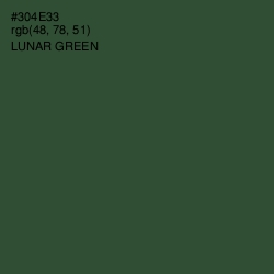 #304E33 - Lunar Green Color Image