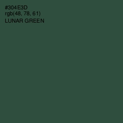 #304E3D - Lunar Green Color Image