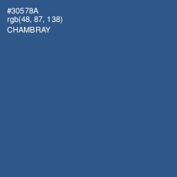 #30578A - Chambray Color Image