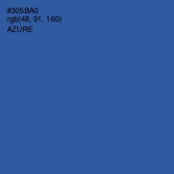 #305BA0 - Azure Color Image