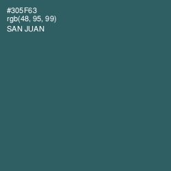 #305F63 - San Juan Color Image