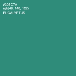 #308C7A - Eucalyptus Color Image