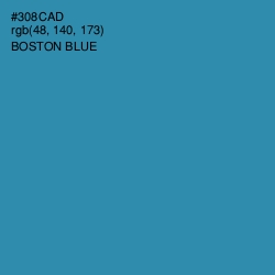 #308CAD - Boston Blue Color Image
