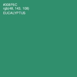 #308F6C - Eucalyptus Color Image