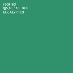 #30916D - Eucalyptus Color Image
