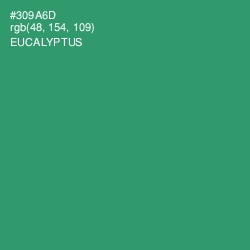 #309A6D - Eucalyptus Color Image