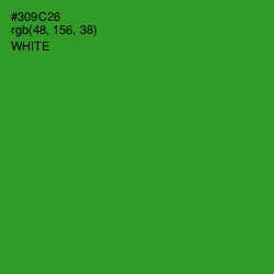 #309C26 - Forest Green Color Image