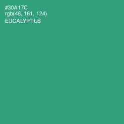 #30A17C - Eucalyptus Color Image