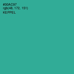 #30AC97 - Keppel Color Image