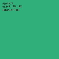 #30AF7A - Eucalyptus Color Image