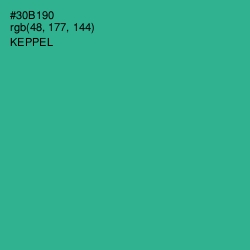 #30B190 - Keppel Color Image