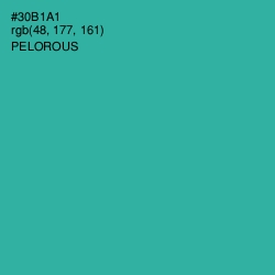 #30B1A1 - Pelorous Color Image