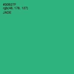 #30B27F - Jade Color Image