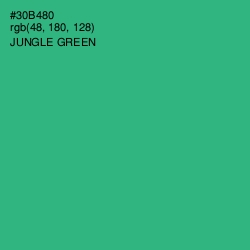 #30B480 - Jungle Green Color Image